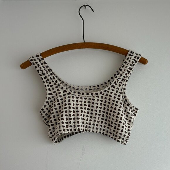 XL | ARQ wide-strap cotton bralette in Foulard colorway - Picture 2 of 4